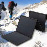 80w portable solar panels foldable solar charger with dc portpd type c2 usb output 18v camping solar panels for generator