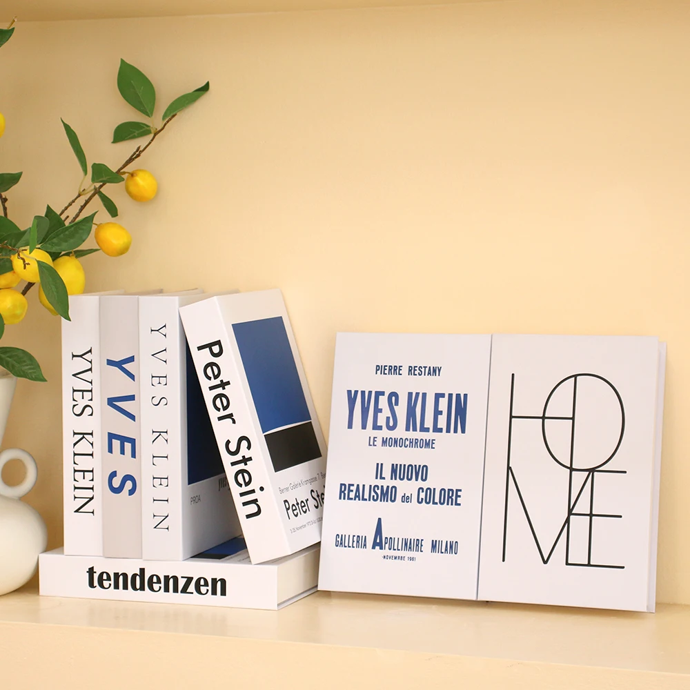 

Декоративная поддельная Книга в стиле Ins, современная простая художественная имитация книги, декоративная книга для украшения гостиной