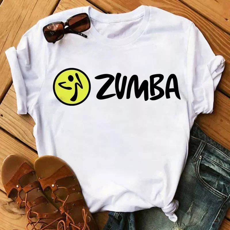 

2022NEW Women Zumba Dance Hip Hop T Shirts Harajuk Graphic Print Tees Tops Summer Fashion Short Sleeved T-shirt Girl,Drop Ship