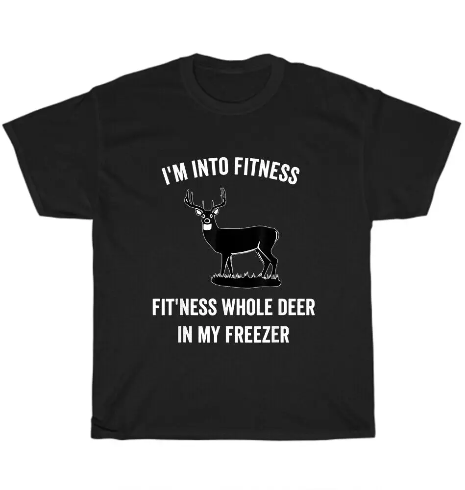 

Im Into Fitness Fitness Whole Deer In My O-Neck Cotton T Shirt Men Casual Short Sleeve Tees Tops Camisetas Mujer