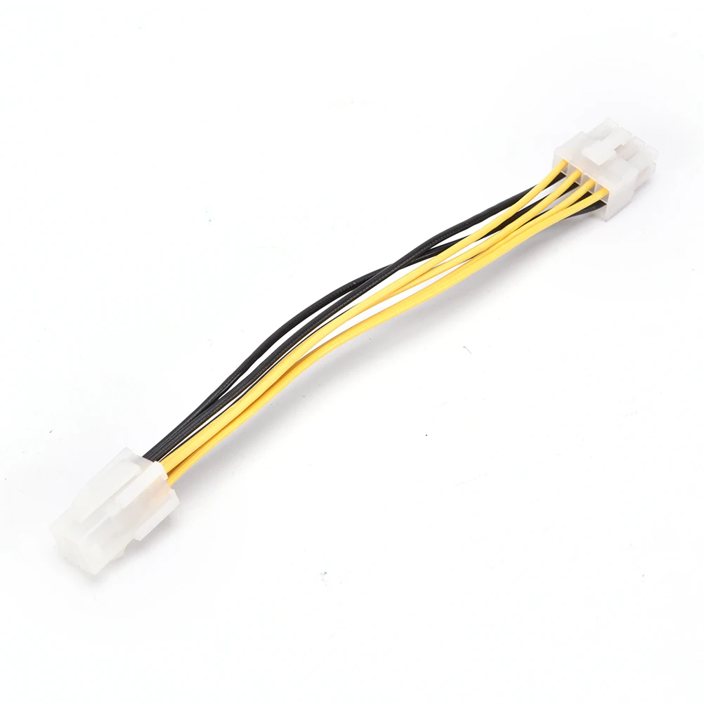 1 pcs 15cm ATX 4 Pin Male to 8 Female EPS CPU Power Converter Cable Lead Adapter 12V | PC Hardware Cables &amp Adapters