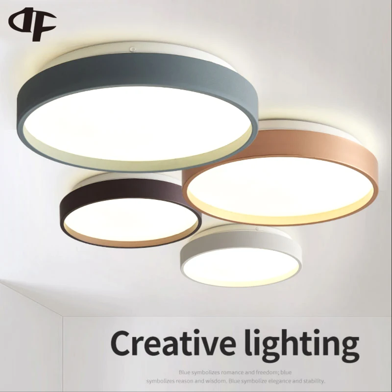 Современный минималистичный потолочный светильник для спальни гостиной