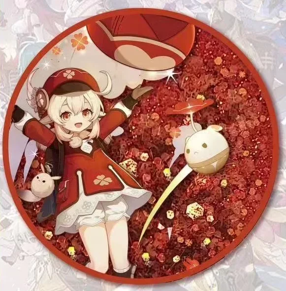 

Игровые круглые милые акриловые коврики для чашек, настольная подставка для фотофокусов, Furina Neuvillette Wriothesley