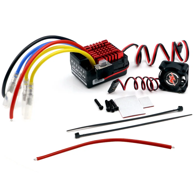

RC Car Original Hobbywing QuicRun WP-1060 1060 60A Waterproof Brushed Electronic Speed Controller ESC 6V/3A For 1:10 Crawler Car