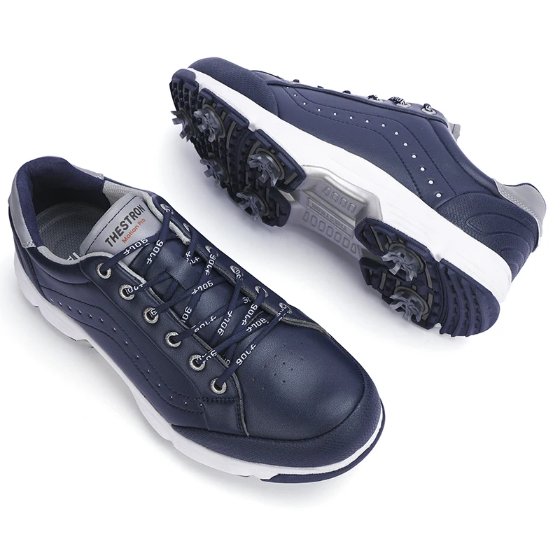 

Mens Golf Shoes Waterproof Golf Sneakers for Men Outdoor Golfing Spikes Shoes Big Size 7-14 Jogging Walking Sneakers Male