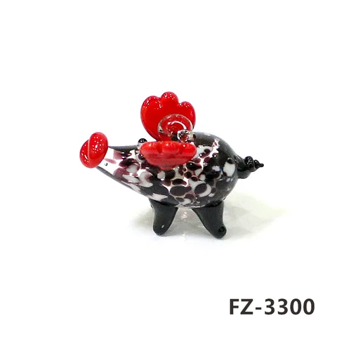 Стеклянная статуэтка свиньи JSSMTLP