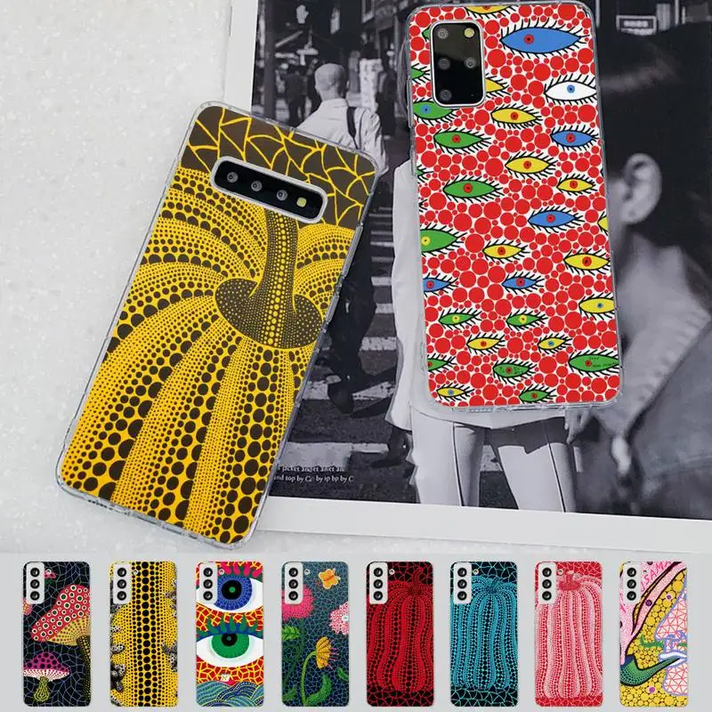 

Kusama Pumpkin Art Phone Case for Samsung S21 A10 for Redmi Note 7 9 for Huawei P30Pro Honor 8X 10i Cover