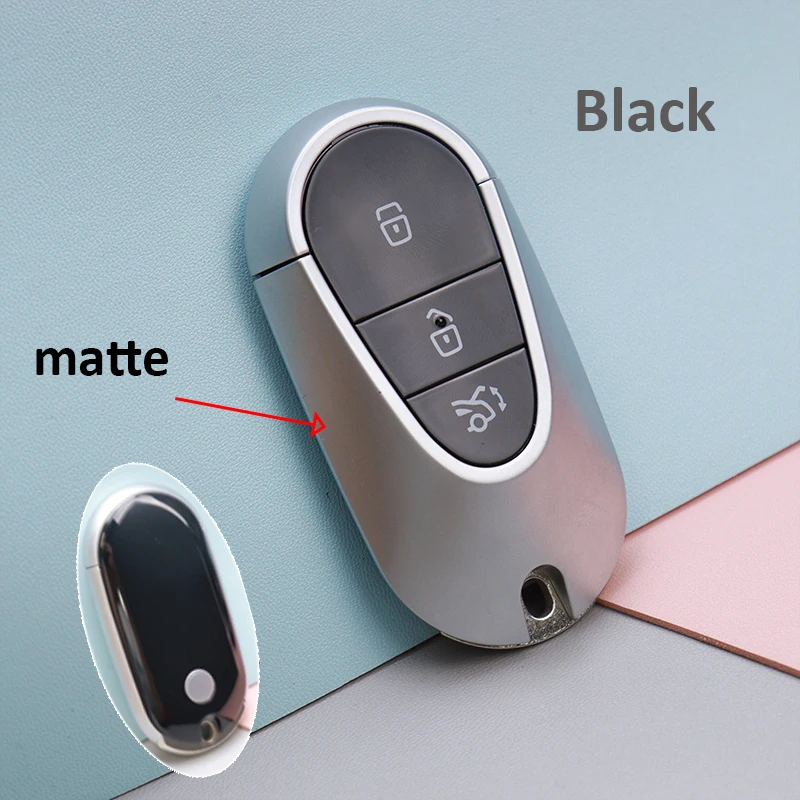 Чехол для автомобильного брелока 1:1 для Mercedes Benz C S Class W206 W223 S350 C260 C300 S400 S450 S500 2022 2023 2024 2025