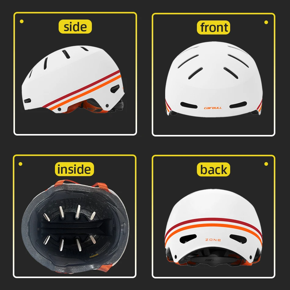 Cairbull Дорожный велосипедный шлем 12 вентиляционных отверстий Легкий ABS + EPS Hardshell Ce