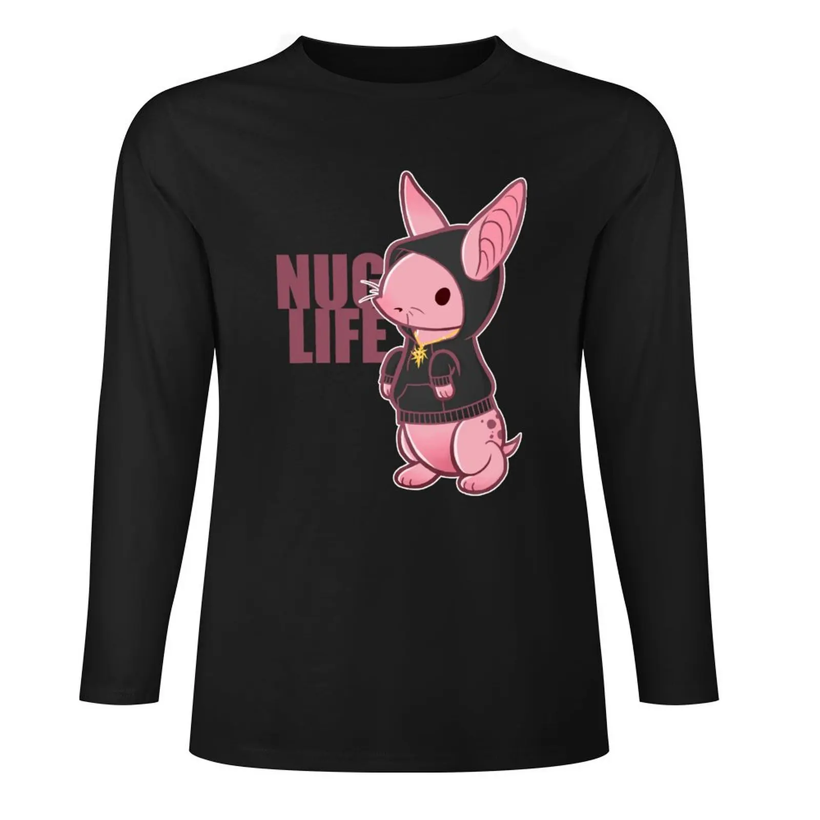 Длинная футболка Nug Life футболки на заказ белые для мальчиков мужские забавные