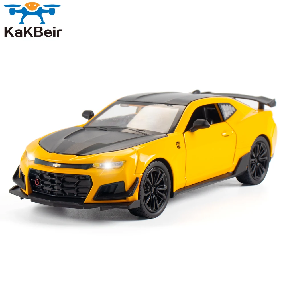 

1:32 1:24 высокий симулятор chevрол Camaro литая Игрушечная машина из сплава Модель автомобиля из металла со звусветильник кой Детский Малыш