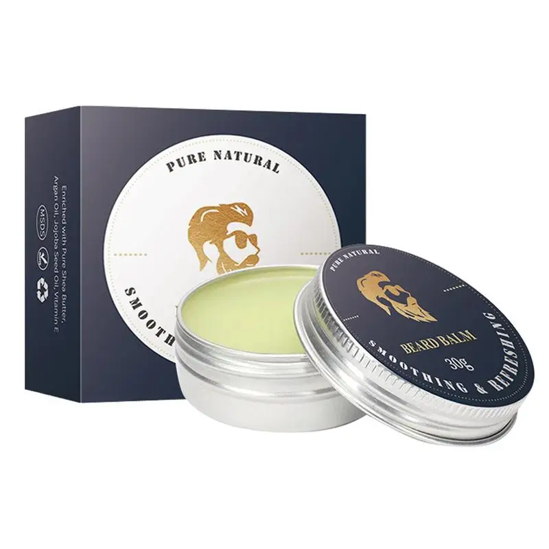 

Beard Conditioning Balm Natural Beard Conditioner For Softening Moisturizing Conditioning Facial Hair Beard Softener For
