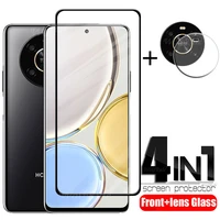 4 in 1 for huawei honor x9 glass for honor x9 tempered glass 9h full protective screen protector for honor x 9 x9 x8 lens glass