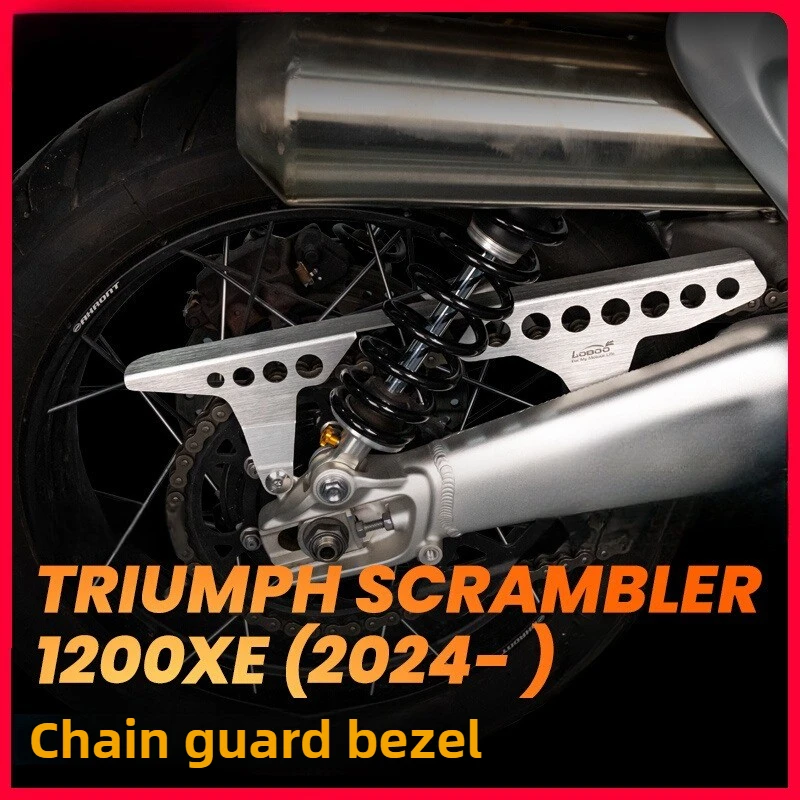 Щит цепи мотоцикла LOBOO для TRIUMPH SCRAMBLER 1200XE 2024 модифицированный щиток аксессуар из