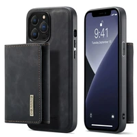 solid color wallet phone case for iphone13 pro max 2 in 1 wallet case iphone 13 iphone12 iphone11 magnetic wallet phone case