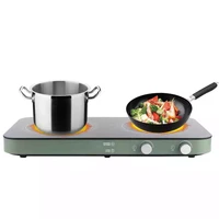 induction cooker 2800w double induction cooktop dual burners induction cooker with child safety lock home appliance 220v