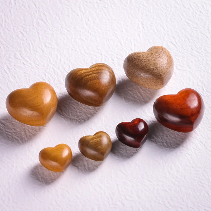 Миниатюрный милый мультфильм любящее сердце орнамент деревянная резьба ремесла