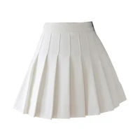 1pc girl skirt high waist short dress with underpants slim school uniform women teen cheerleader badminton pleated tennis skirts