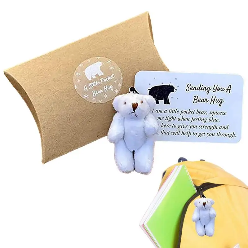 

Mini Plush Bears Little Pocket Bears Sending You A Bear Hug Pocket Hug Love Little Bear Long Distance Relationship Gifts For Him