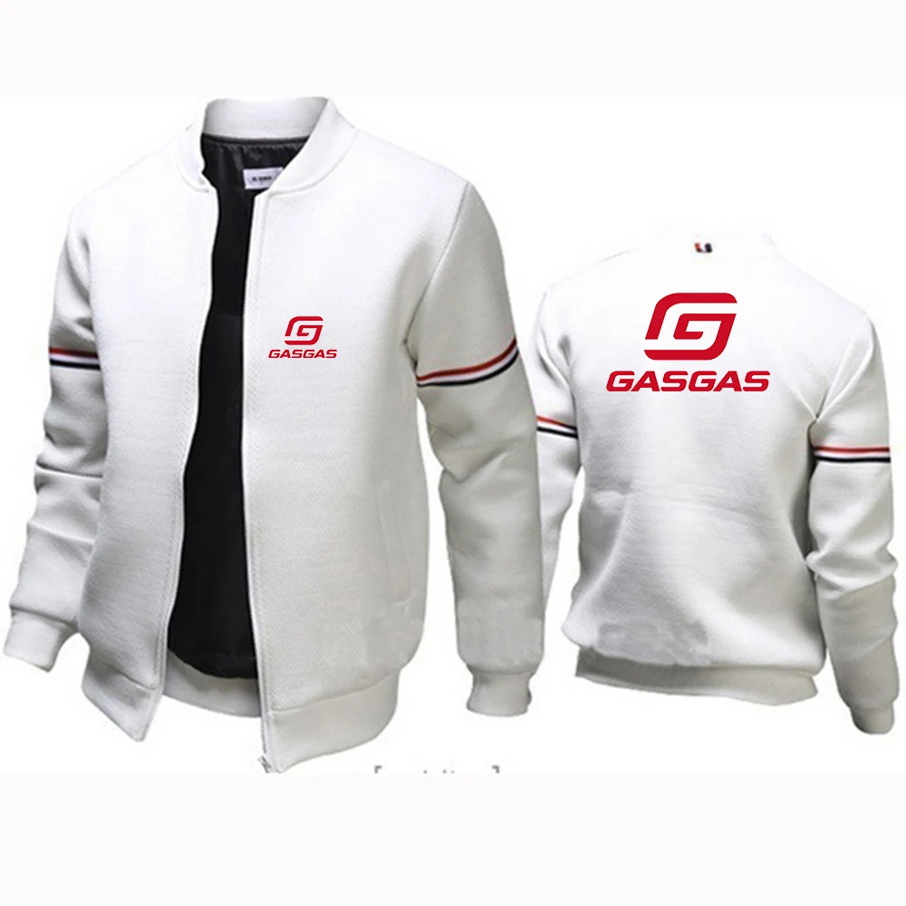 

Motorcycles GasGas Printed Men's New Long Sleeves Fight Jackets Outdoor High Quality Fashion Zip Hoodies Cardigan Coats Top