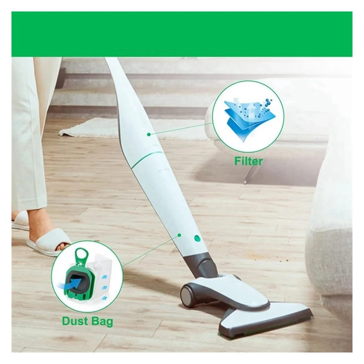 Для Vorwerk Kobold VB100 FP100 аксессуары для пылесоса пылесборник фильтры защиты двигателя