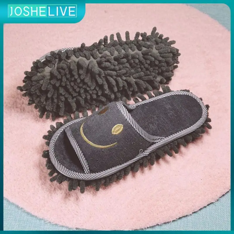 

Многофункциональные тапочки для очистки от пыли, без сгибания, домашняя ткань, обувь для уборки, хорошо впитывает воду, не выпадет волос