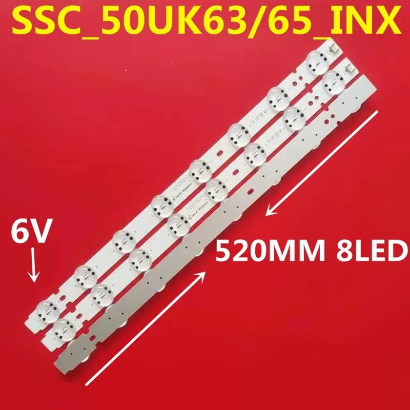 Новинка 10 комплектов зеркальная лента для подсветки SSC _ 50uk63/65 Φ/L 50UK6300BUB 50UK6410 50UK6470