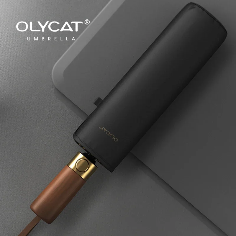 Зонт Olycat мужской ветрозащитный прочный складной автоматический зонт большого