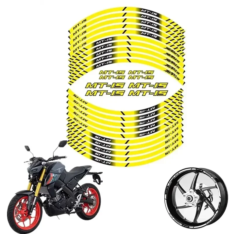 Запчасти для мотоциклов YAMAHA MT-15 MT15 MT 15 контурное колесо декоративная наклейка