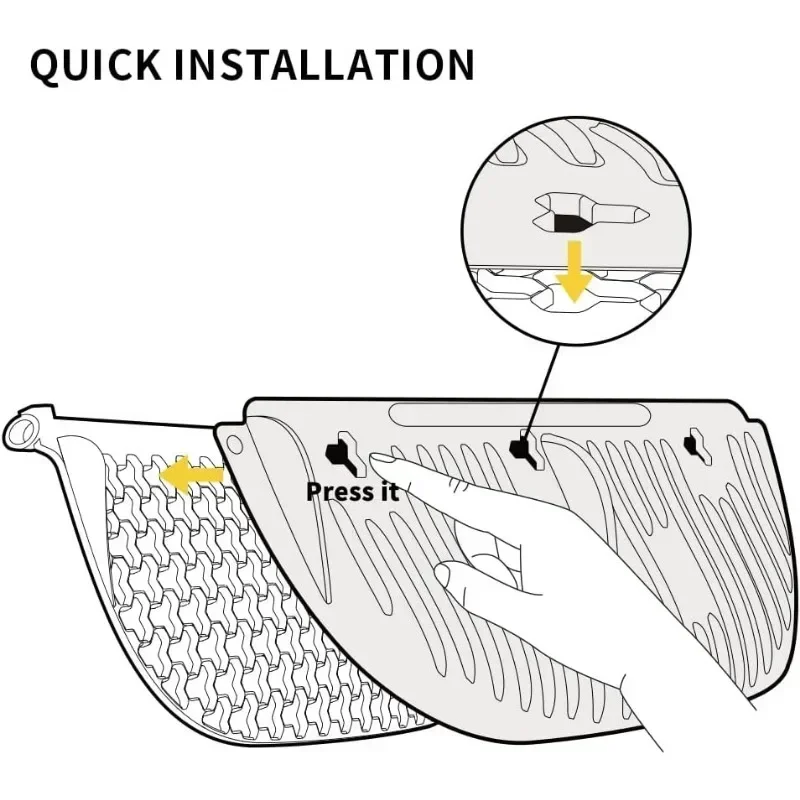 Автоматический контейнер для кошачьего туалета с фильтром одноразового