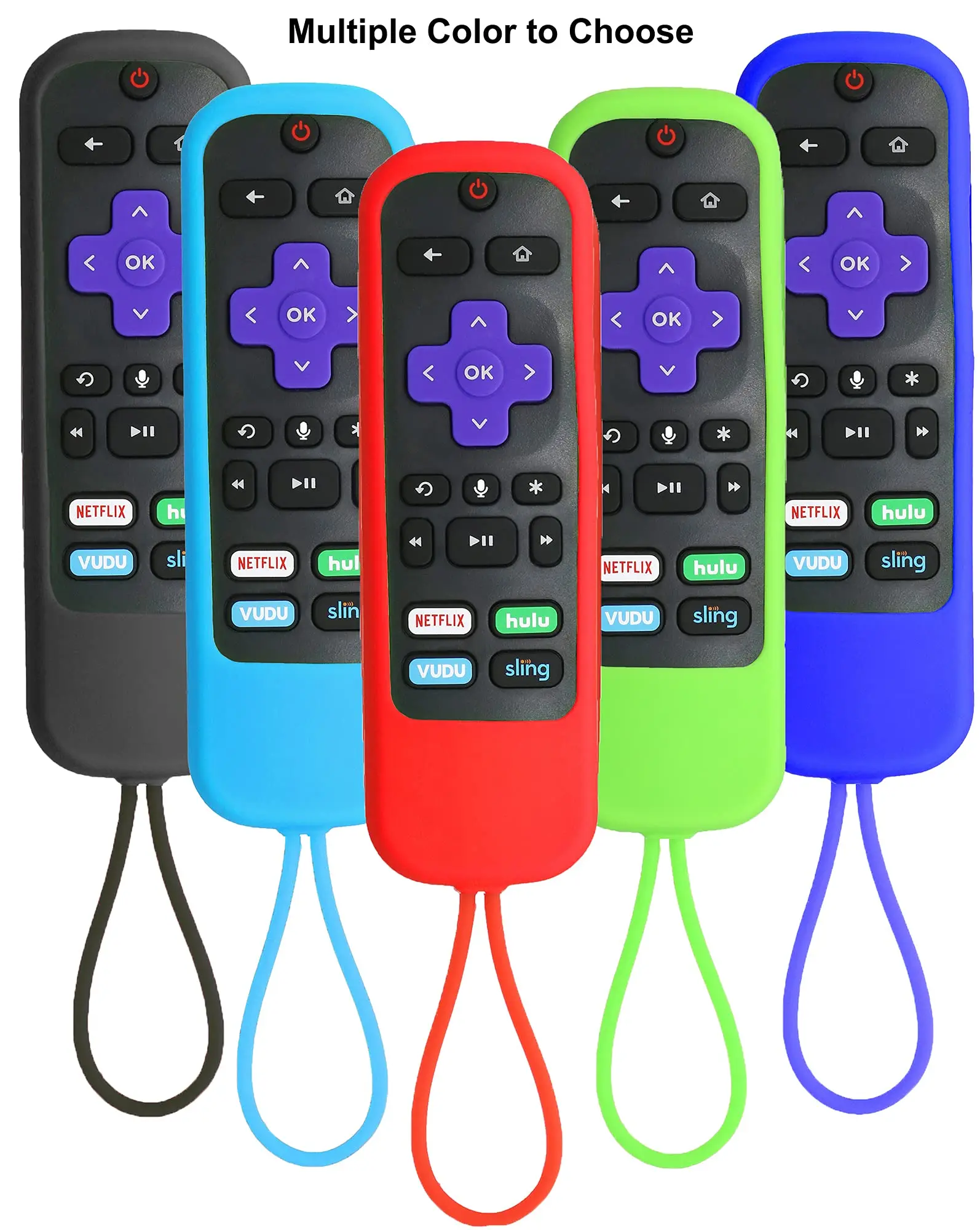 Cover For Tcl Hisense Roku Tv Remote Sleeve Skin Smart Tv Re