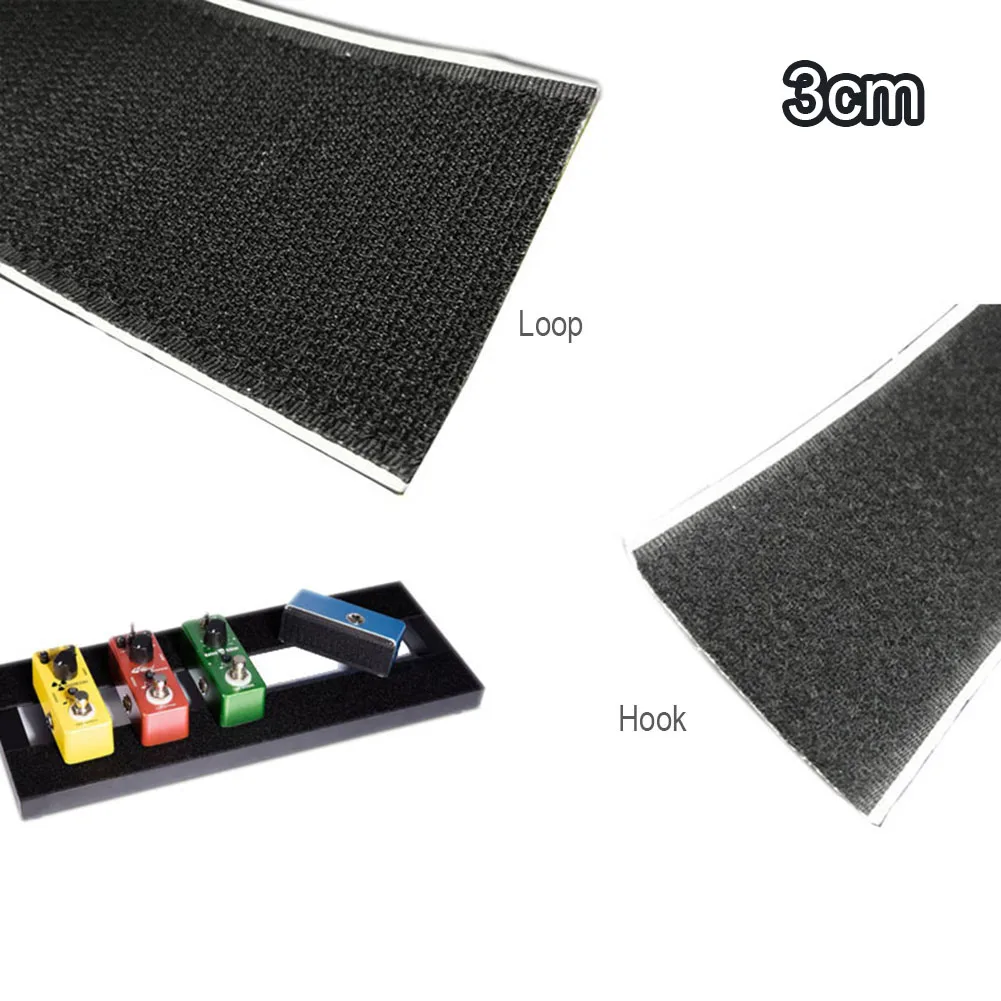 Лента для педалей крючок деталей гитары/1 рулон + петля/1 рулонный аксессуары 1 м