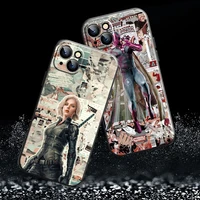 marvel the avengers iron man phone case for apple iphone 13 12 11 pro 12 13 mini x xr xs max se 6 6s 7 8 plus coque funda back