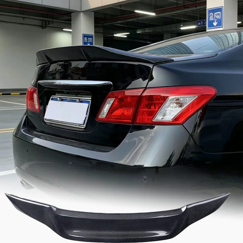 Фото Подходит для Lexus ES 2006-2012 годов выпуска, модификация заднего спойлера ES350 ES240, настоящий карбоновый задний спойлер R-типа. №4