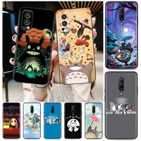 studio ghibli totoro for oneplus 9 9r nord ce 2 n10 n100 8t 7t 6t 5t 8 7 6 pro plus 5g silicone phone case cover