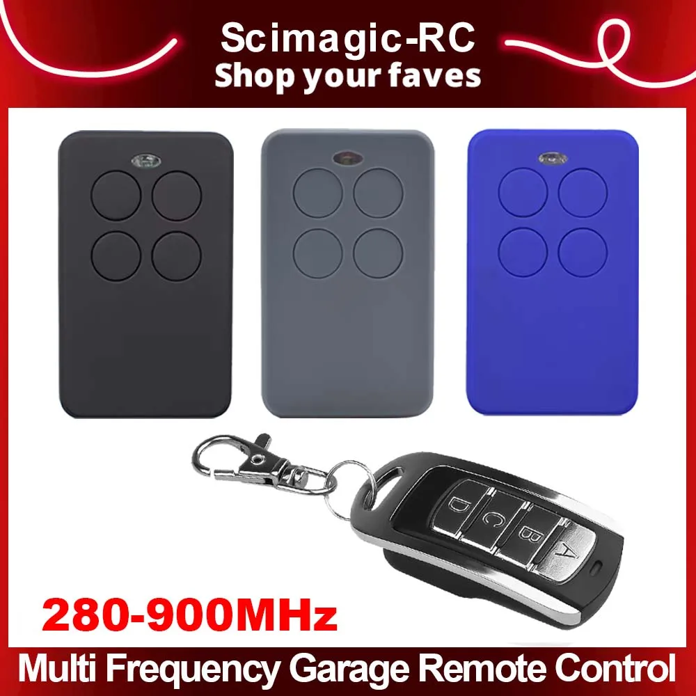 280-868MHZ Multi Frequency Garage Door Remote Control Copy Duplicator for 433mhz 868mhz Garage Remote Multi Brand Remote Control