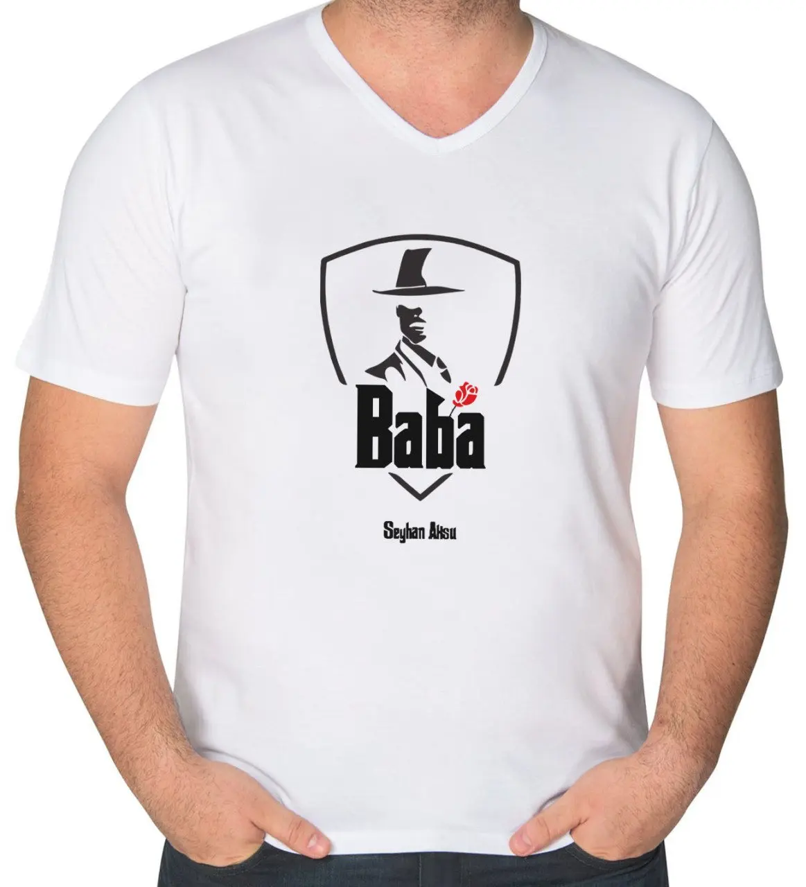 

Персонализированный дизайн сказочного крестного отца, v-образный вырез