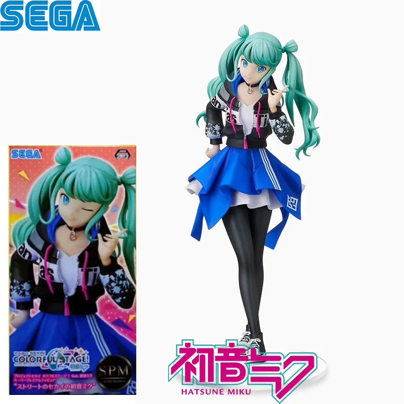 

In Stock SEGA SPM World Project Colorful Stage! FEAT. Hatsune Miku "Hatsune Miku Of The Street World" Anime Action Figures Model