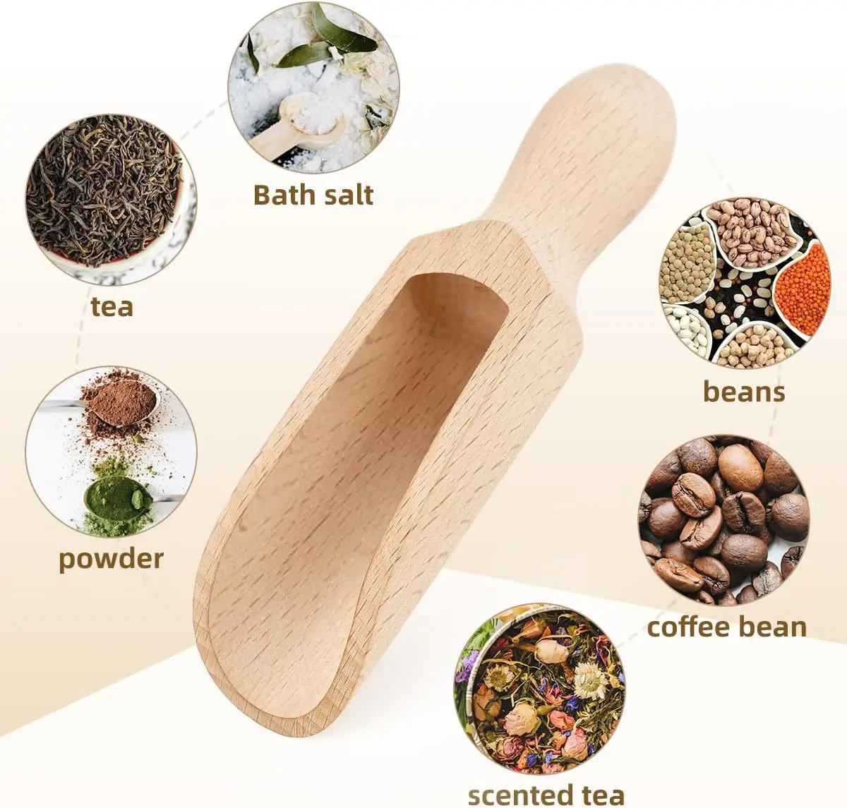 1 шт. деревянные ложки из 5 Букового дерева