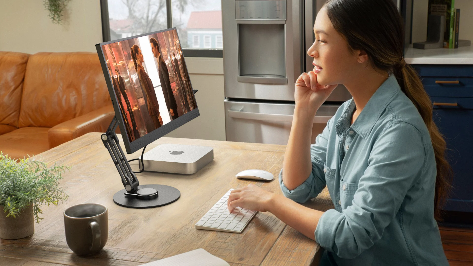 Подставка для монитора UPERFECT 75 мм настольный держатель с дисплеем VESA регулируемая