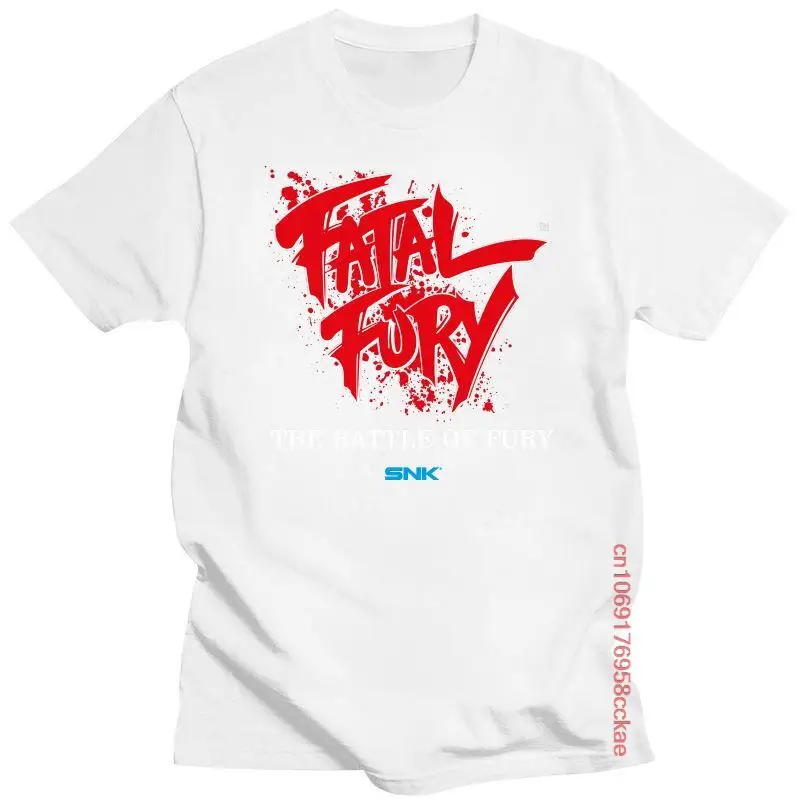 

New Fatal Fury Snk Neo Geo Vector Logo Short Sleeves Basic Cotton T-shirt