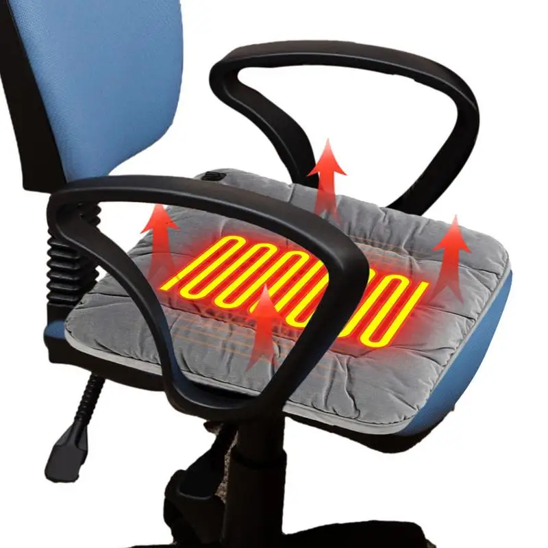 

Heated Seat Cushion Practical Seat Heating Cushion Thickened usb Heating Pad Winter Plug-in Seat Cushion for Home Office