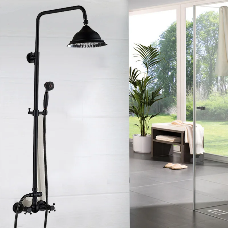 

Torayvino черный настенный смеситель для душа