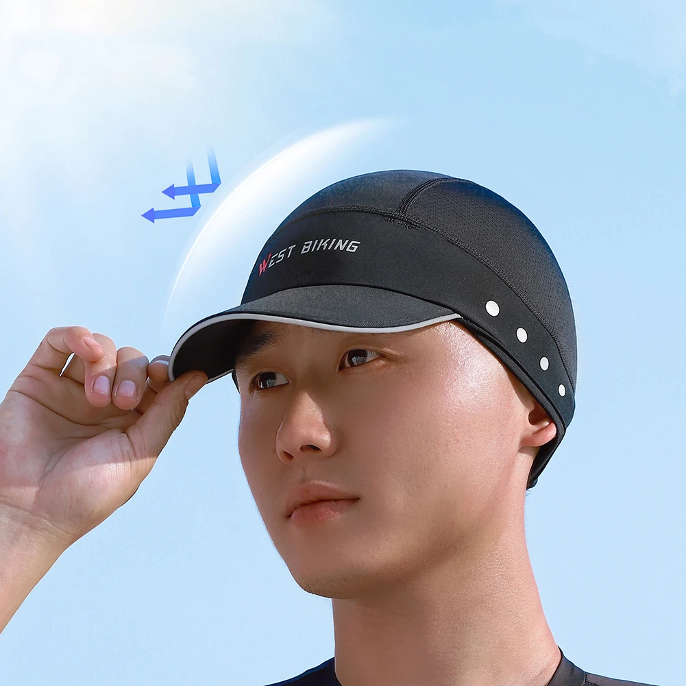 Летняя велосипедная кепка с защитой от солнца мотоциклетный шлем дышащая