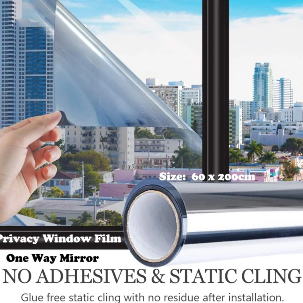 

Set Kit Heat Insulation Mirror Film Heat Insulation Privacy Reflective Glass Heat Insulation Mirror Film Mirror
