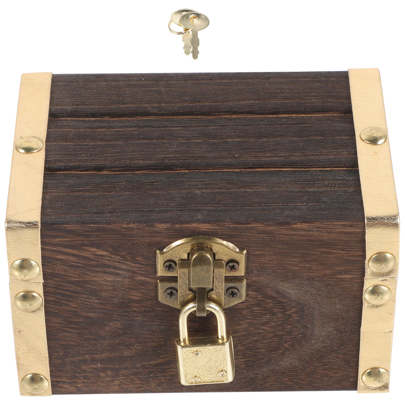 1 комплект винтажная шкатулка с ключом маленький сундук сокровищами