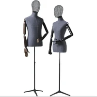 2style blue sewing shoulder female hand mannequins body props collarbone wedding dress cloth store model lovers tripod base c017