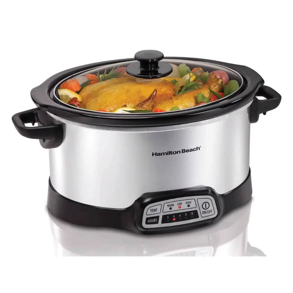 

6-Quart Programmable Slow Cooker, Model# 33463 Cuisine Intelligente Stew Pot Sous Vide Cooker