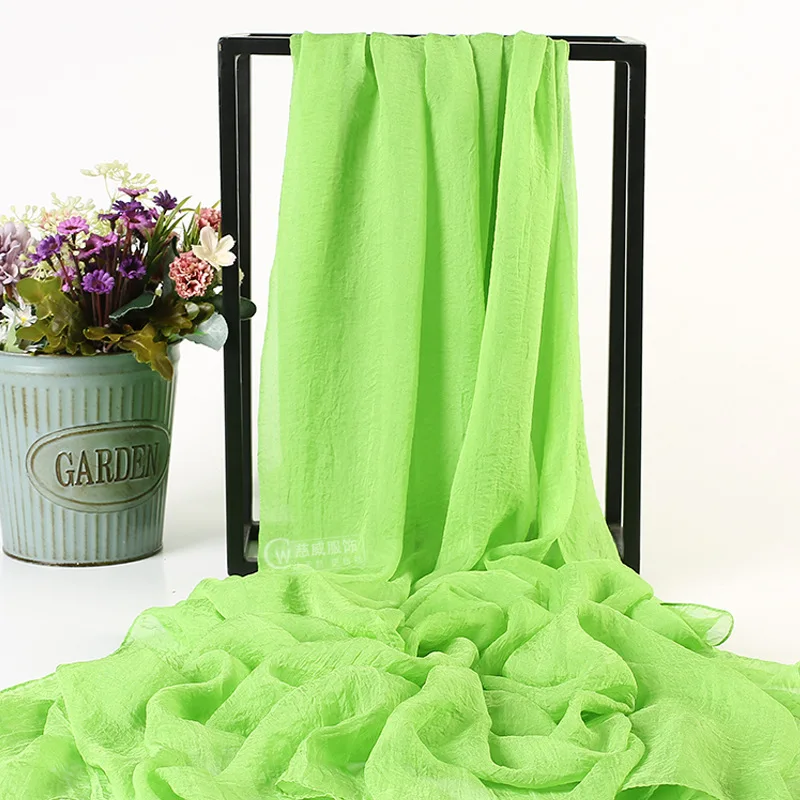 

165*150Cm Oversized 3M Summer Beach Towel Solid Color Ladies Chiffon Scarf Cape Holiday Scarf Long Seaside Sunscreen Shawl