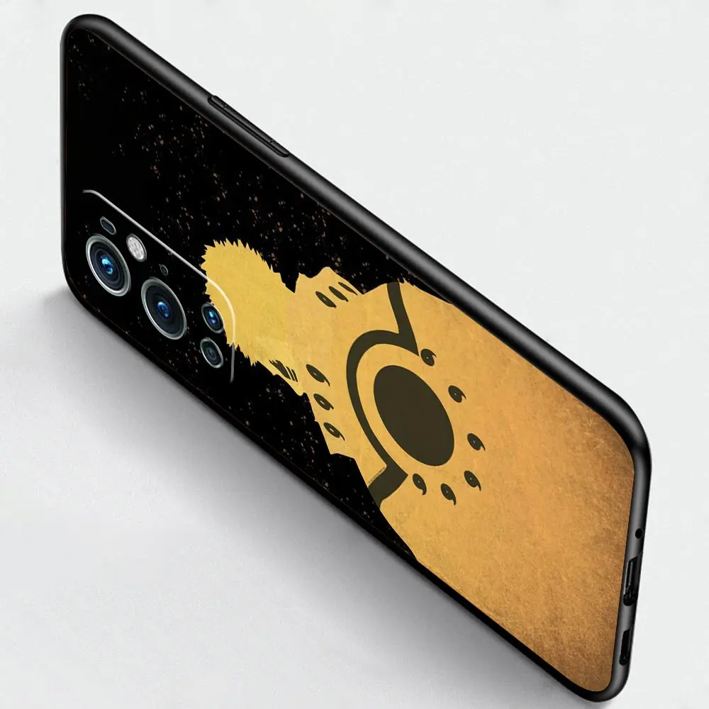 Чехол с рисунком из аниме Наруто на черном фоне для OnePlus 8T чехол телефона 7 Pro 9 9R 8